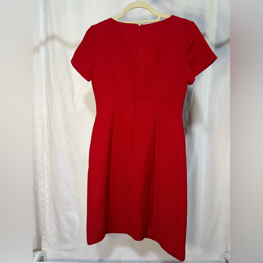 Talbots Red Sheath Dress - Size 2 - Picture 3 of 3